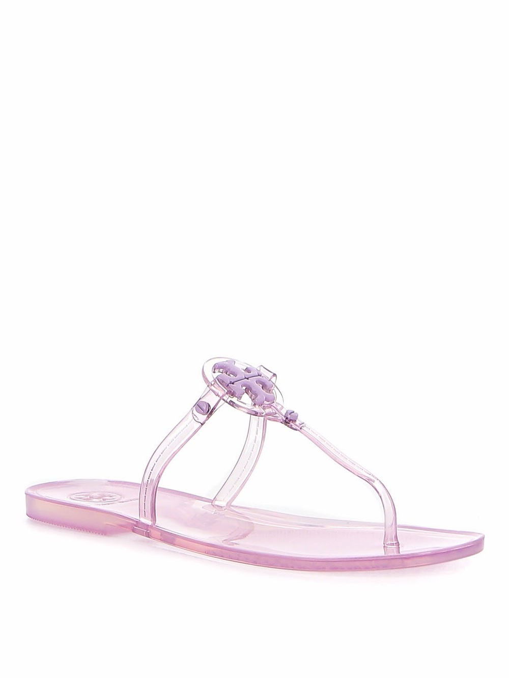 Tory Burch Mini Miller Jelly Thong Sandal Lilac NWOT